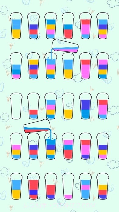 水排序解谜截图3