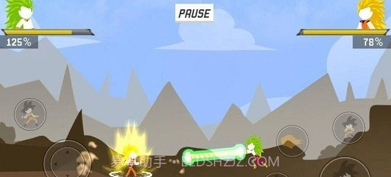 火柴人悟空格斗截图3