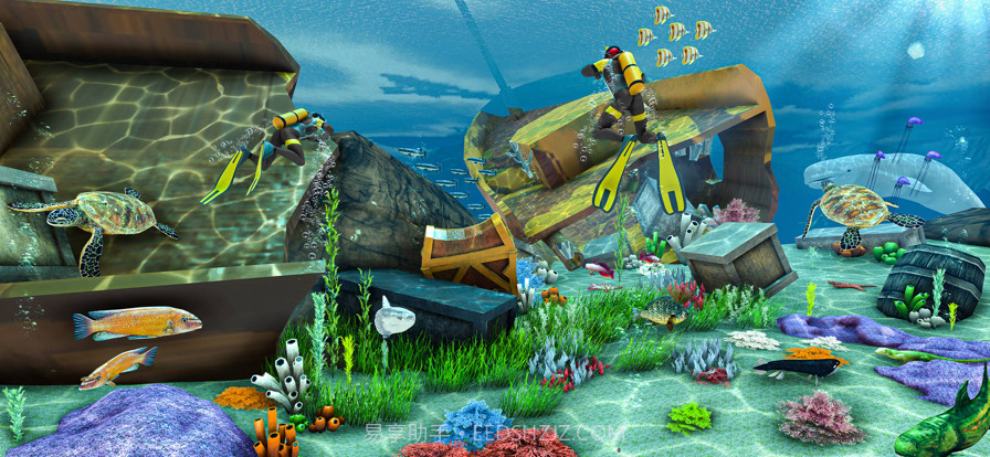 水肺潜水员水下救援截图4 水肺潜水员水下救援截图4