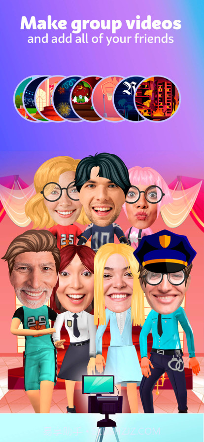 有趣的面部视频截图1