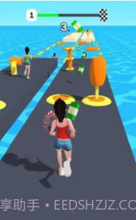 女孩接力赛3D截图2