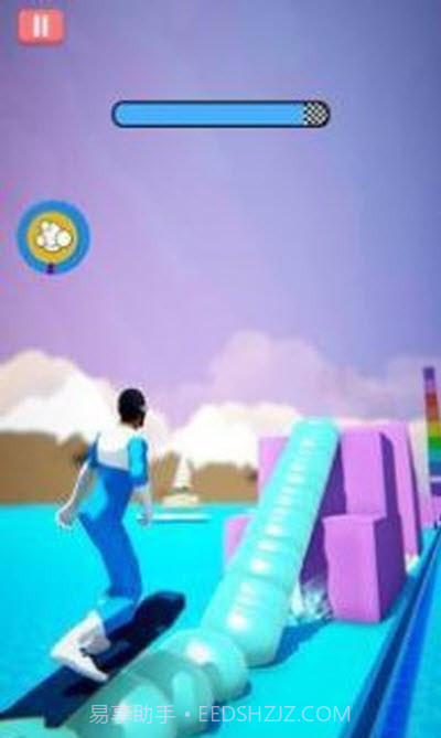 冬季滑雪比赛3D手游截图1 冬季滑雪比赛3D手游截图1