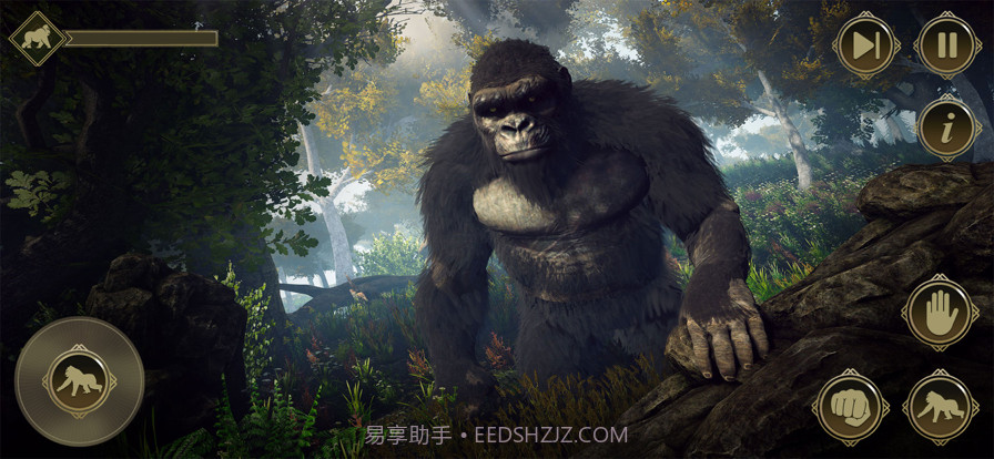 生气的大猩猩怪物打猎模拟截图2