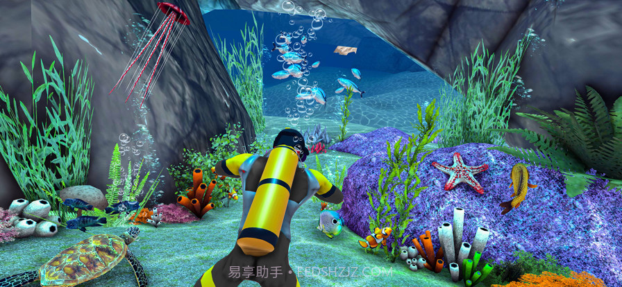 水肺潜水员水下救援截图2 水肺潜水员水下救援截图2