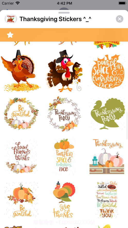 ThanksgivingStickers^_^截图8 ThanksgivingStickers^_^截图8