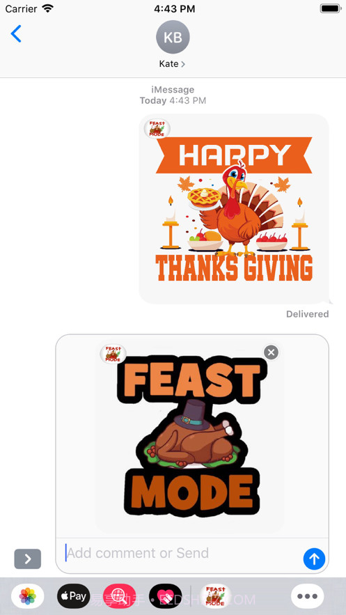 ThanksgivingStickers^_^截图3 ThanksgivingStickers^_^截图3