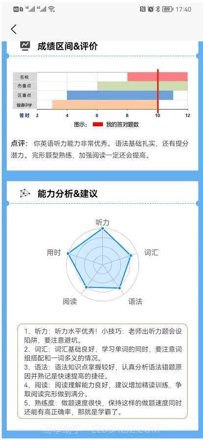 文理科测评截图5