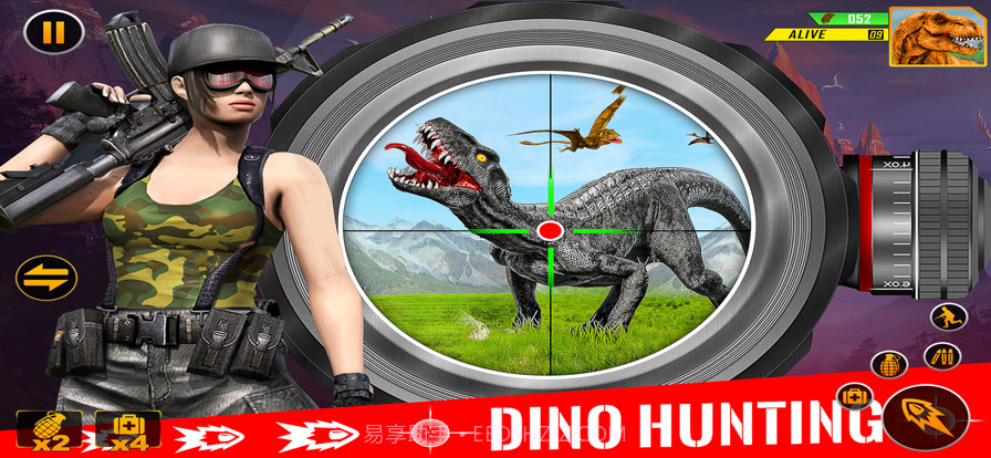 恐龙猎人追逐截图1