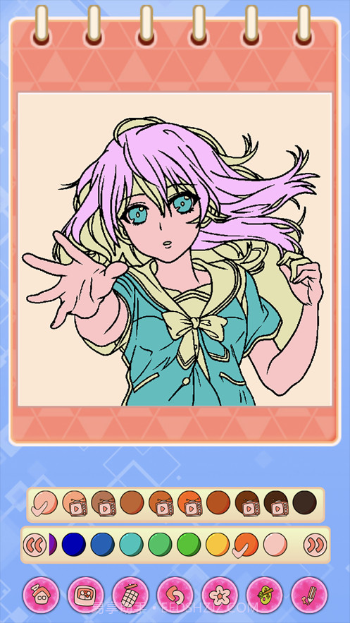 公主涂色本截图4 公主涂色本截图4