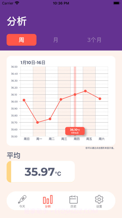 体温记录表截图2