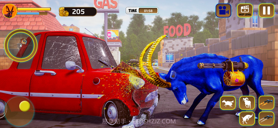 可怕的山羊荒野生活模拟截图2