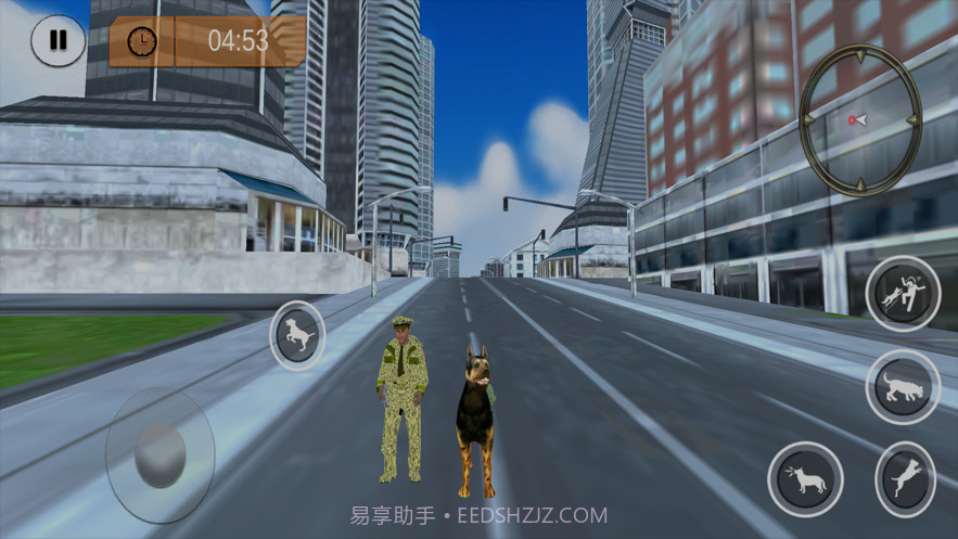 美国陆军军犬追逐截图1