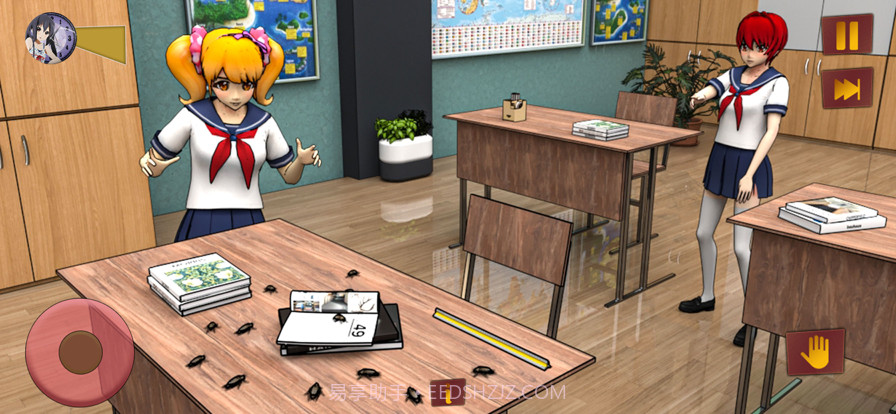 动漫高中樱花少女截图3