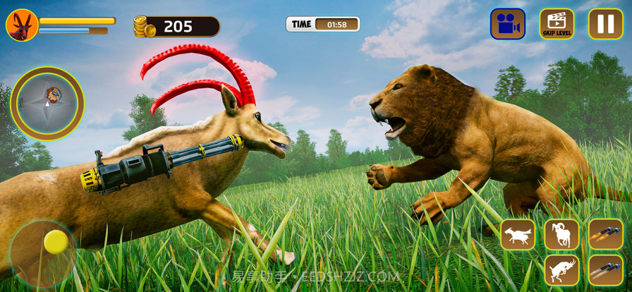可怕的山羊荒野生活模拟截图1