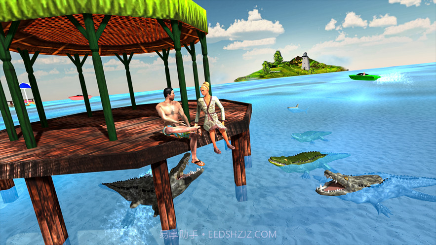 愤怒的鳄鱼恐怖袭击截图3