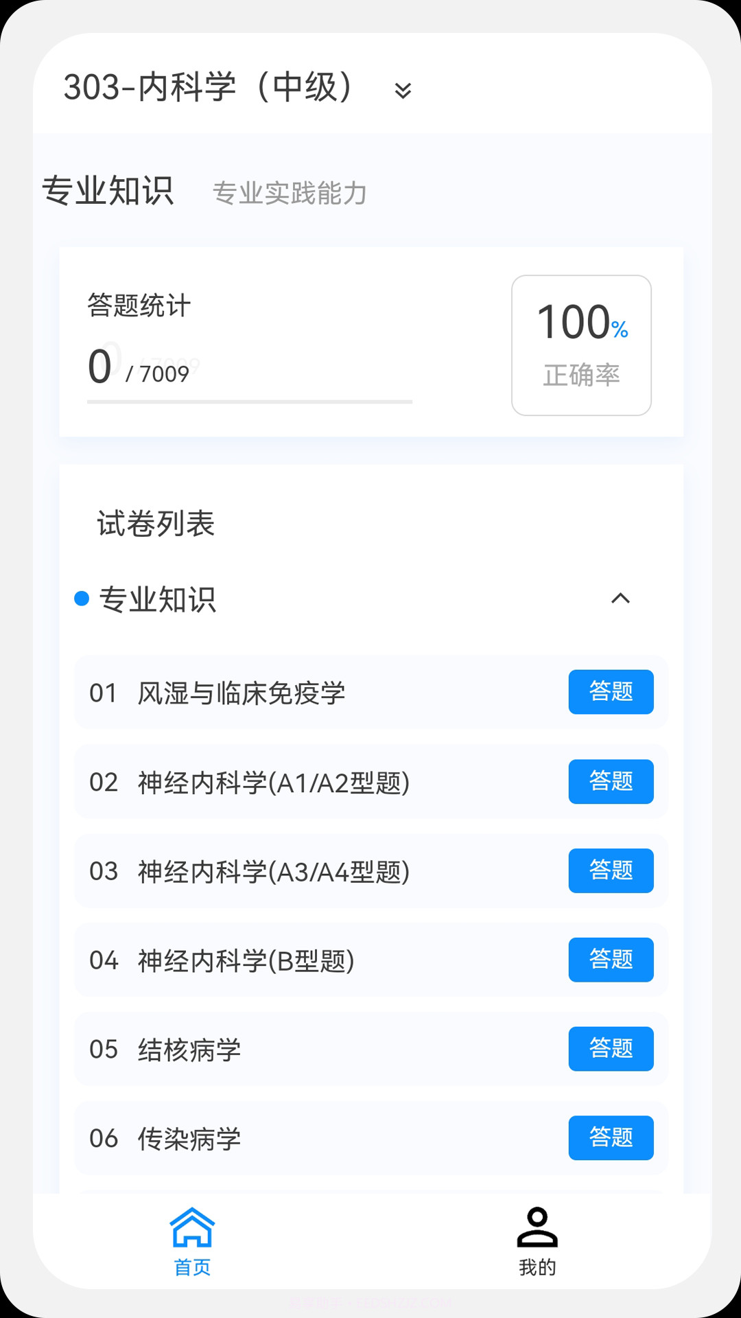 内科学新题库截图1
