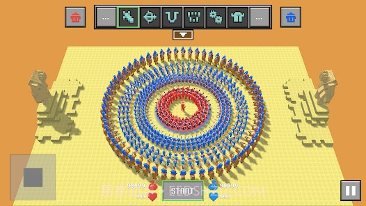 块状布娃娃之战截图2