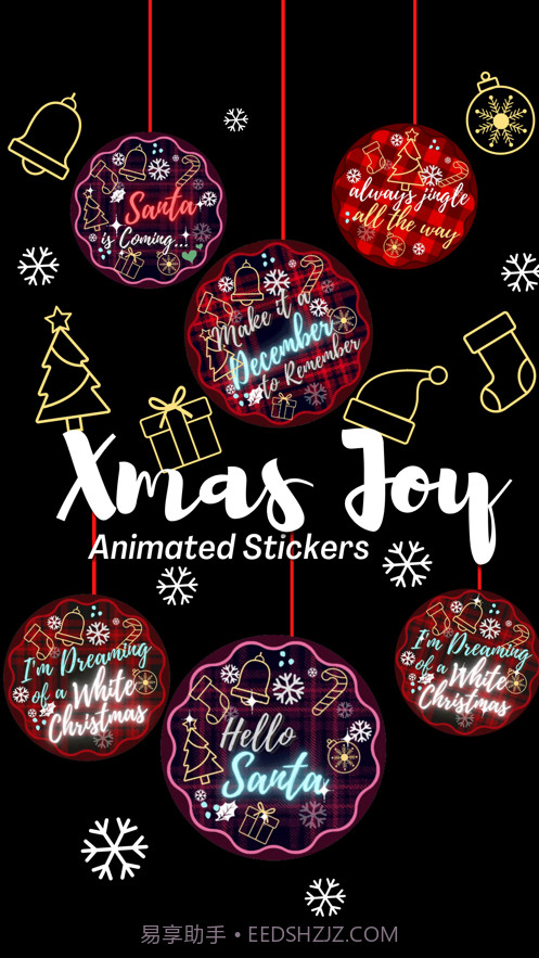 Xmasjoyanimatedstickers截图1 Xmasjoyanimatedstickers截图1