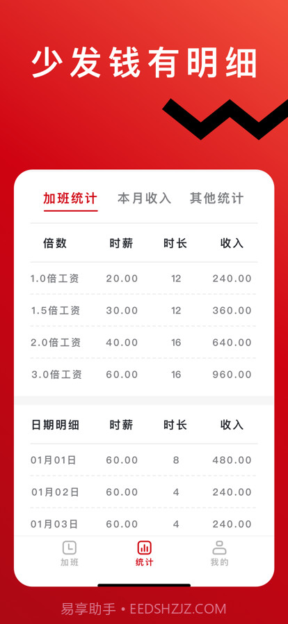 轻松记加班截图6