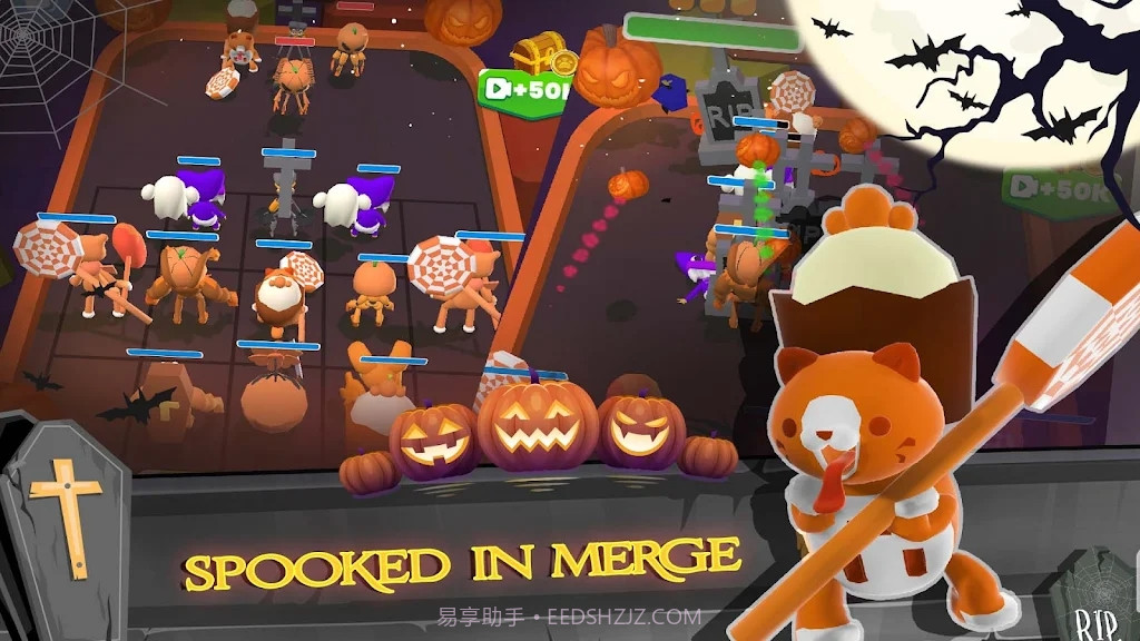 万圣节合并蓝色怪物截图1 万圣节合并蓝色怪物截图1