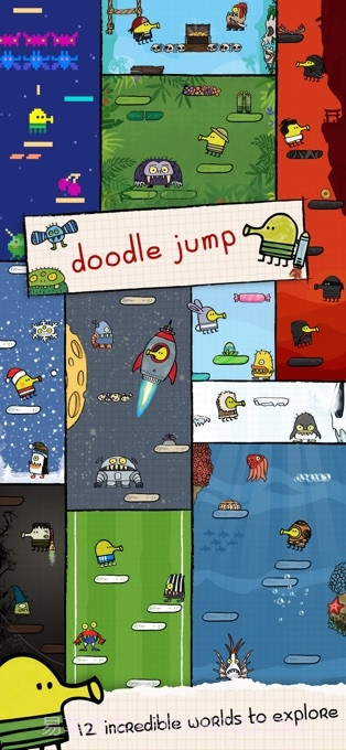 Doodle Jump(涂鸦跳跃)截图2 Doodle Jump(涂鸦跳跃)截图2