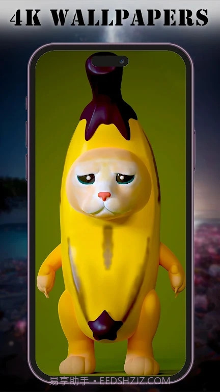 Banana Cat Wallpaper壁纸截图3