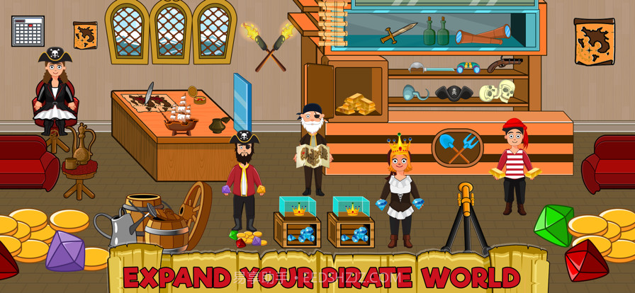 假装海盗城镇生活截图1 假装海盗城镇生活截图1