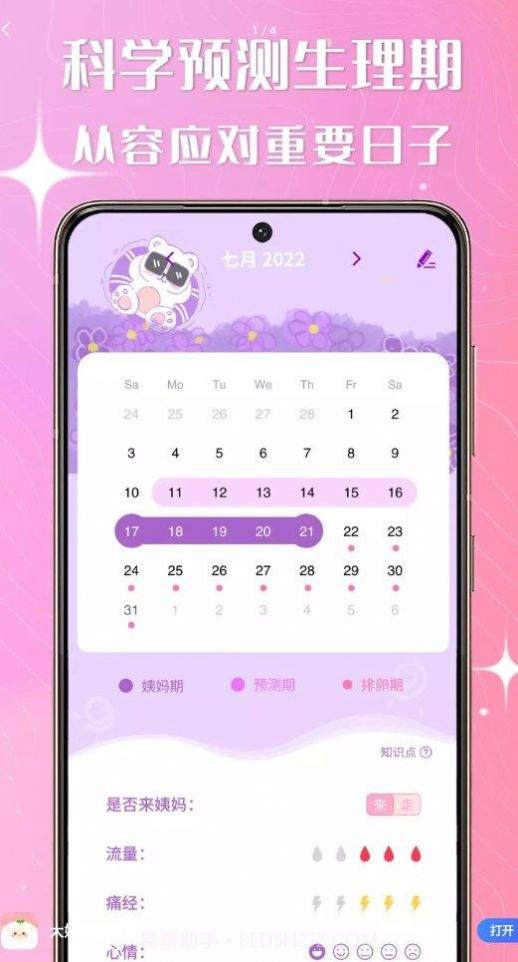 大姨妈跟踪器截图2