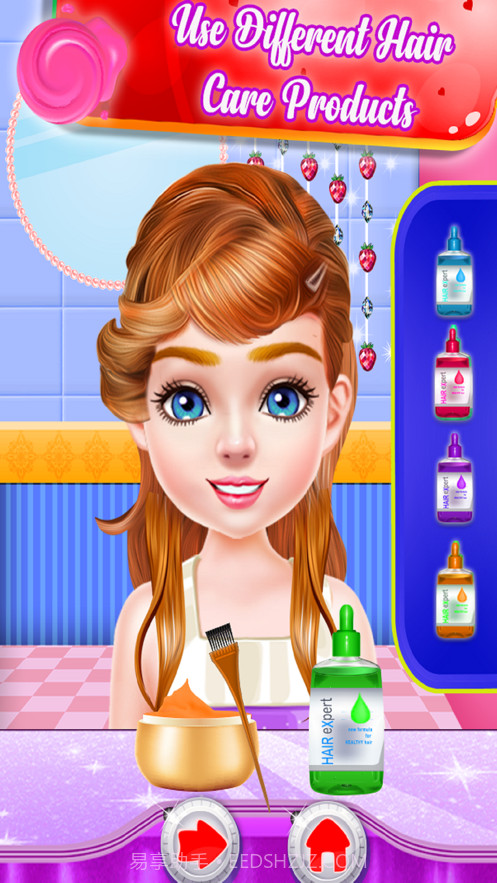 可爱的女孩超级美发沙龙截图5 可爱的女孩超级美发沙龙截图5