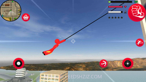 火柴人绳索钢铁侠截图3