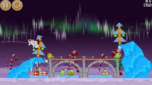 愤怒的小鸟:2013圣诞季截图1 愤怒的小鸟:2013圣诞季截图1
