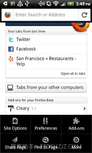 火狐手机浏览器(Firefox)截图2