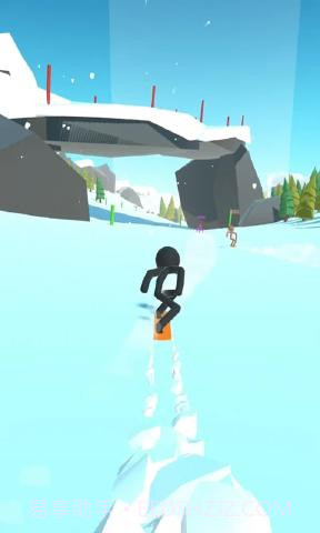 Stickman Snow Ride截图1