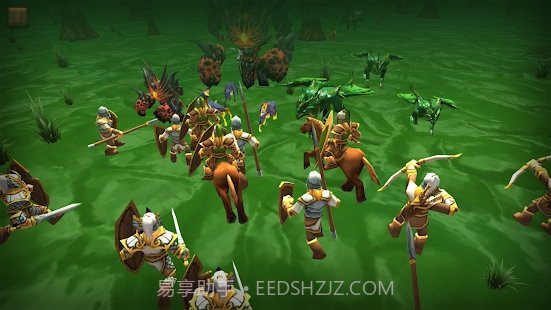 战斗模拟器骑士与龙截图1