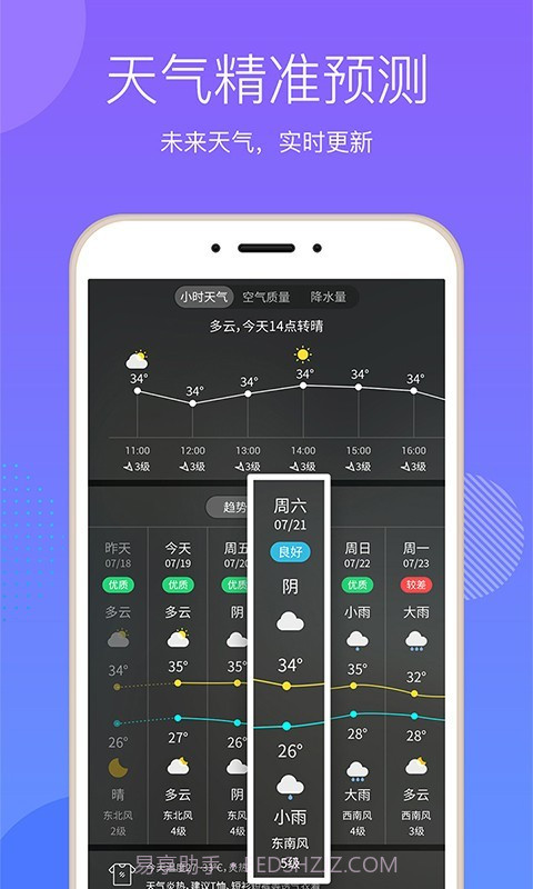 口袋天气截图2