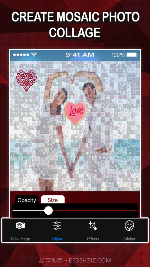 马赛克编辑器照片拼贴截图1