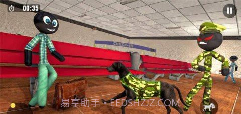 火柴人军犬模拟器截图1
