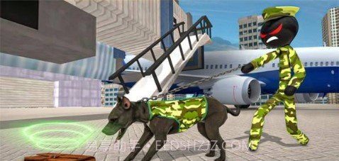 火柴人军犬模拟器截图3