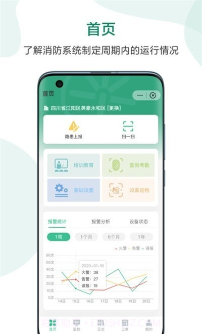 火焰云联城市智慧消防监控平台截图1