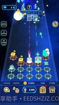 大炮防御科幻闲置截图2