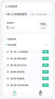 人力资源师100题库截图4