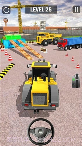挖掘机卡车停车场3D截图2 挖掘机卡车停车场3D截图2