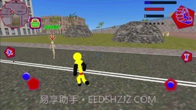 警察火柴人绳索英雄截图2