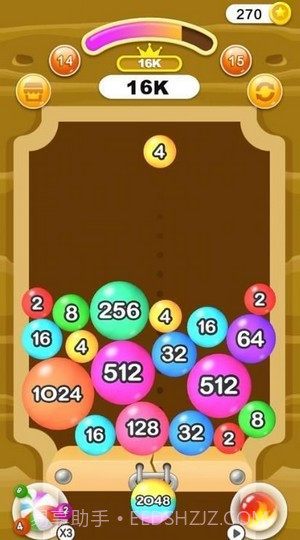 2048玩球球截图1 2048玩球球截图1