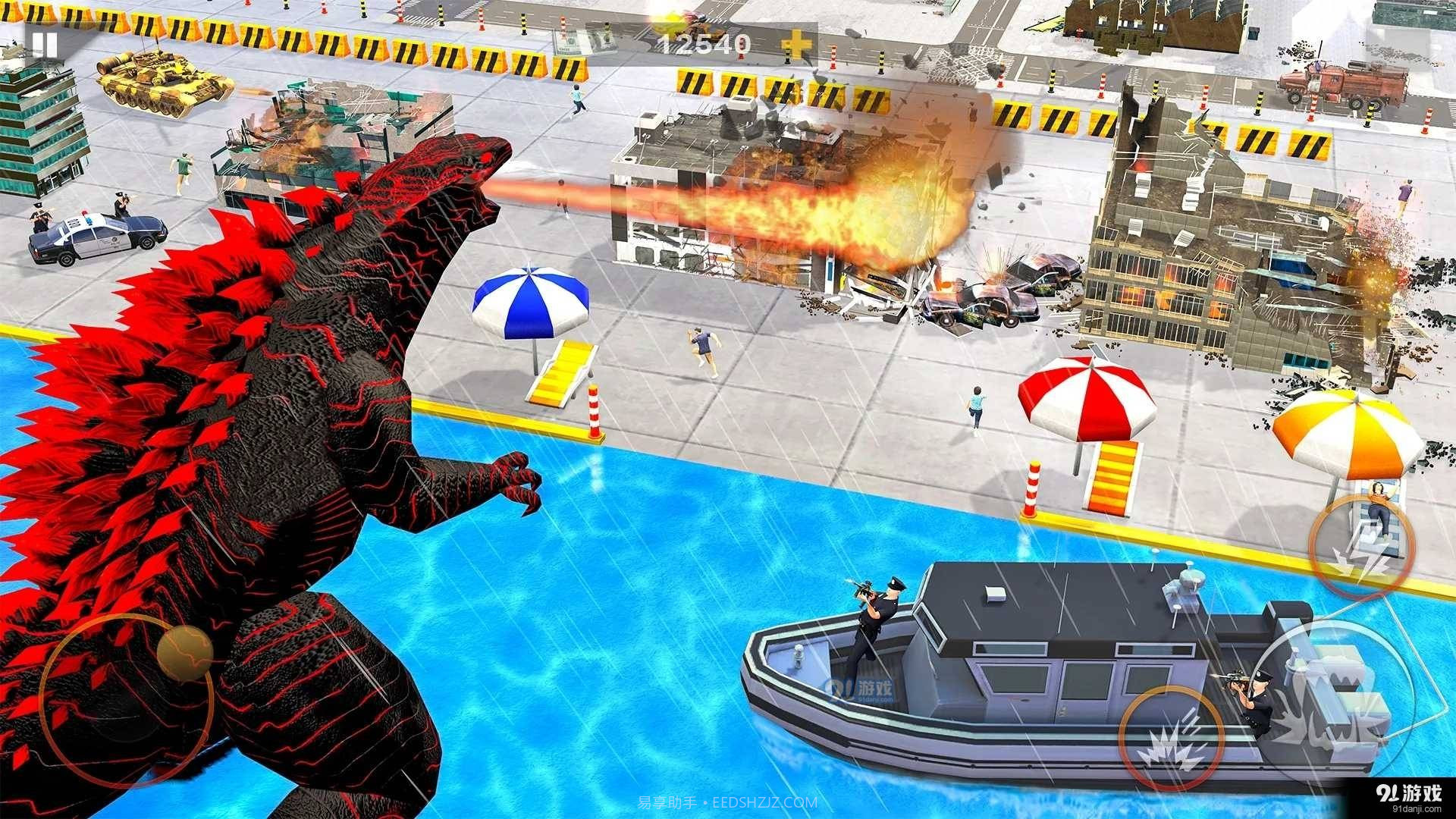 致命的恐龙袭击愤怒的大猩猩截图1