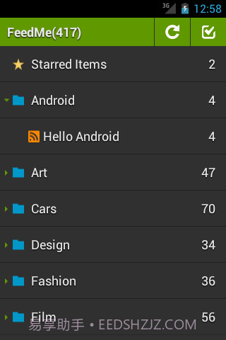 FeedMe阅读器截图1 FeedMe阅读器截图1