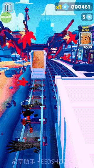 地铁跑酷根灿魔改夏威夷截图1 地铁跑酷根灿魔改夏威夷截图1