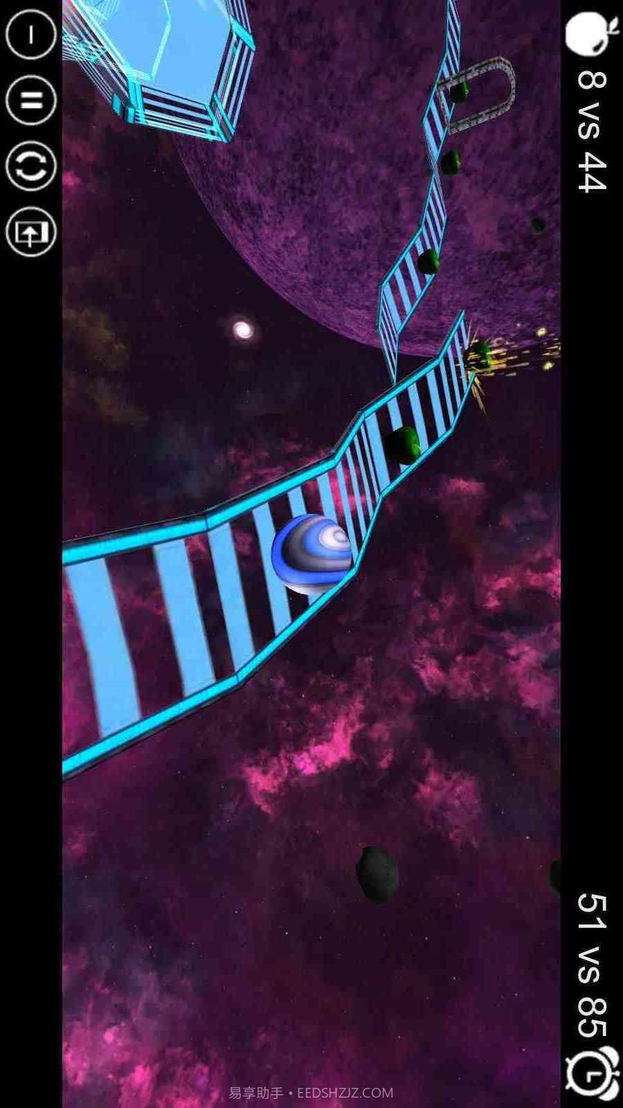 3D空间滚苹果截图3