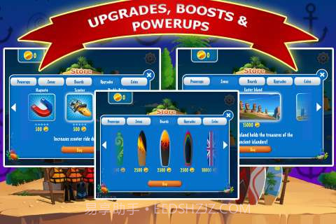 冲浪万岁 Banzai Surfer Free截图5 冲浪万岁 Banzai Surfer Free截图5