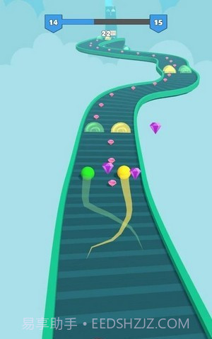 双球扭转跑酷截图1 双球扭转跑酷截图1